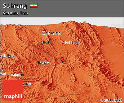 Political 3D Map of Sohrang