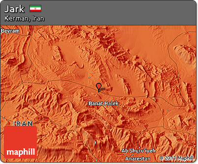 Political 3D Map of Jark