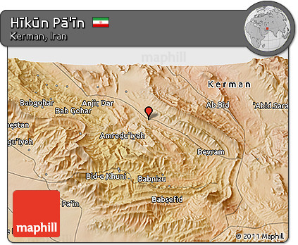 Satellite 3D Map of Hīkūn Pā'īn