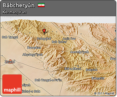 Satellite 3D Map of Bābcheryūn