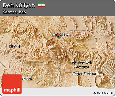 Satellite 3D Map of Deh Kū'īyeh