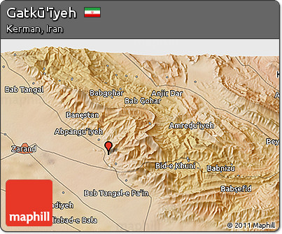 Satellite 3D Map of Gatkū'īyeh