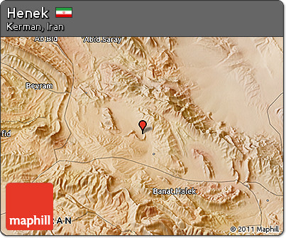 Satellite 3D Map of Henek
