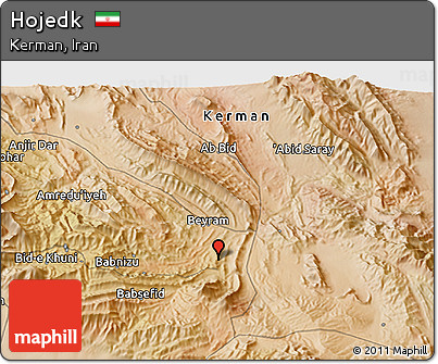 Satellite 3D Map of Hojedk