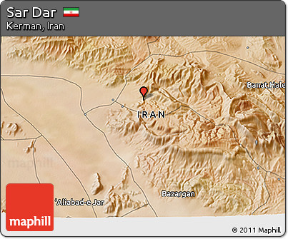 Satellite 3D Map of Sar Dar