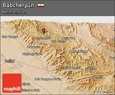 Satellite 3D Map of Bābcheryūn