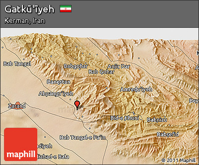 Satellite 3D Map of Gatkū'īyeh