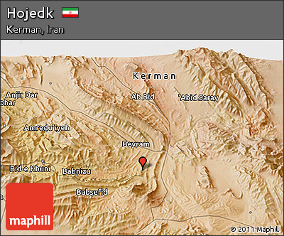 Satellite 3D Map of Hojedk