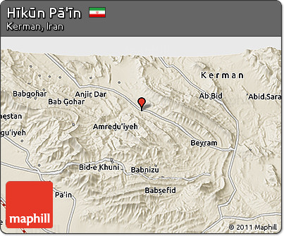 Shaded Relief 3D Map of Hīkūn Pā'īn