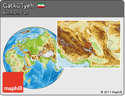 Physical Location Map of Gatkū'īyeh