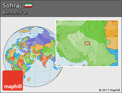Political Location Map of Sohraj