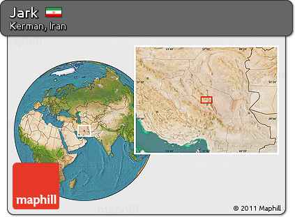 Satellite Location Map of Jark