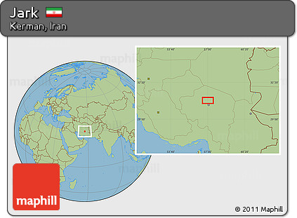 Savanna Style Location Map of Jark