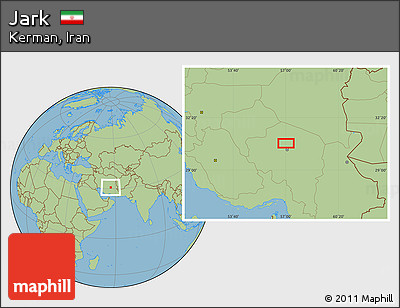 Savanna Style Location Map of Jark