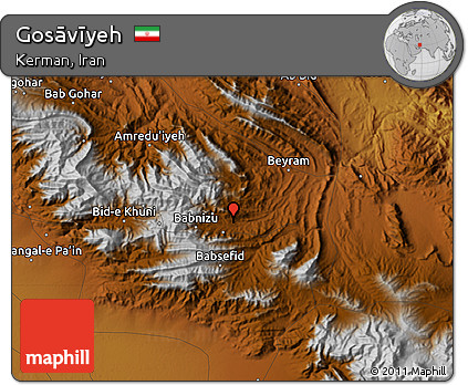 Physical Map of Gosāvīyeh