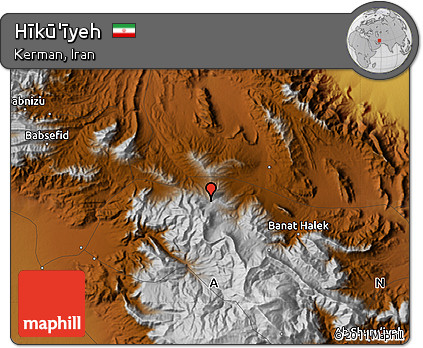 Physical Map of Hīkū'īyeh