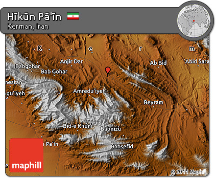 Physical Map of Hīkūn Pā'īn