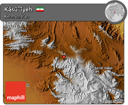 Physical Map of Kāsū”īyeh