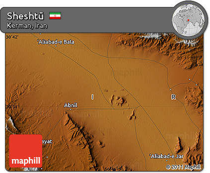 Physical Map of Sheshtū