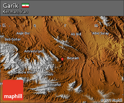 Physical Map of Garīk