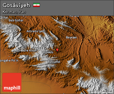 Physical Map of Gosāvīyeh