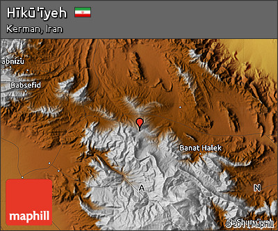 Physical Map of Hīkū'īyeh