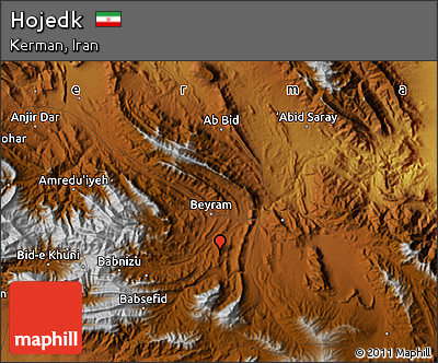 Physical Map of Hojedk