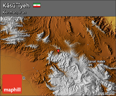 Physical Map of Kāsū”īyeh