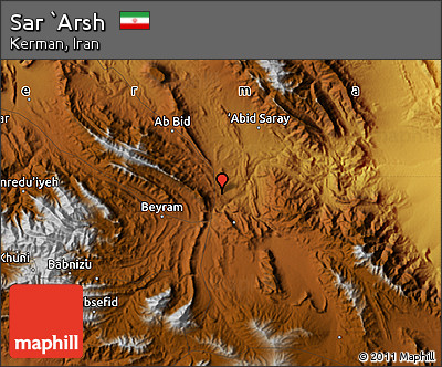 Physical Map of Sar `Arsh