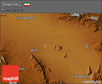 Physical Map of Sheshtū