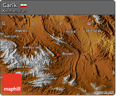 Physical Map of Garīk