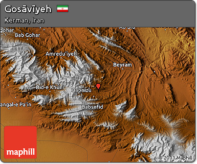 Physical Map of Gosāvīyeh