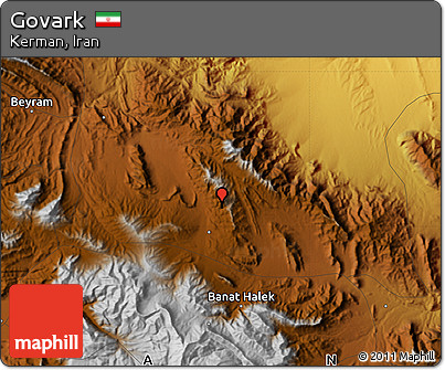 Physical Map of Govark