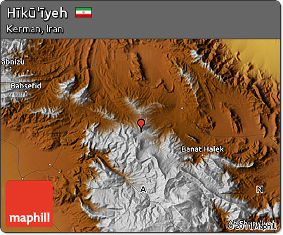 Physical Map of Hīkū'īyeh
