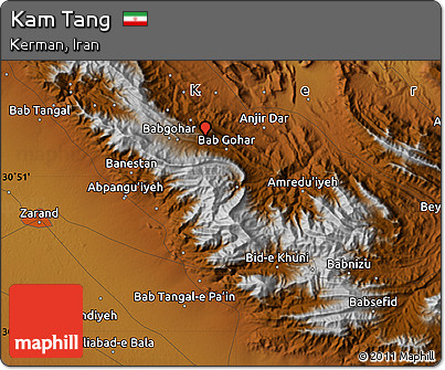 Physical Map of Kam Tang