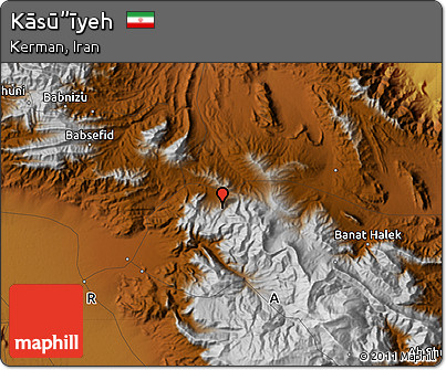 Physical Map of Kāsū”īyeh