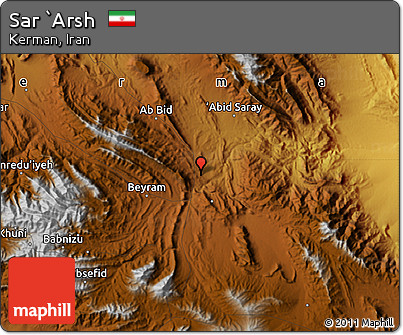 Physical Map of Sar `Arsh