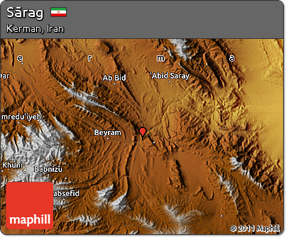 Physical Map of Sārag