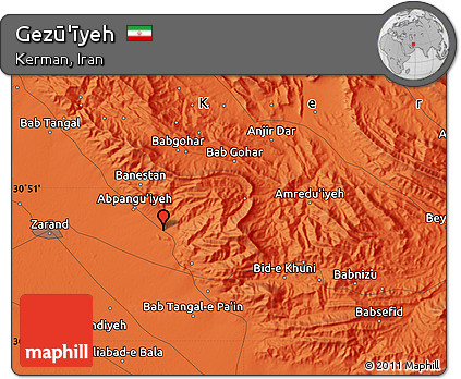 Political Map of Gezū'īyeh