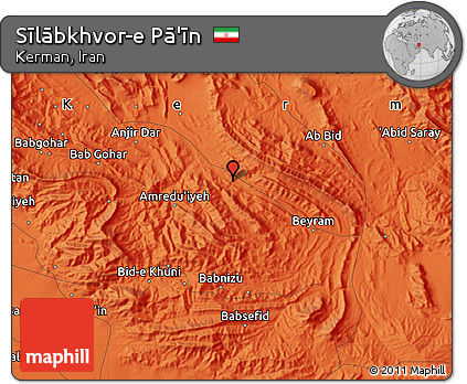 Political Map of Sīlābkhvor-e Pā'īn