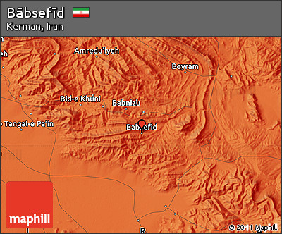 Political Map of Bābsefīd
