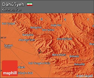 Political Map of Dāhū'īyeh