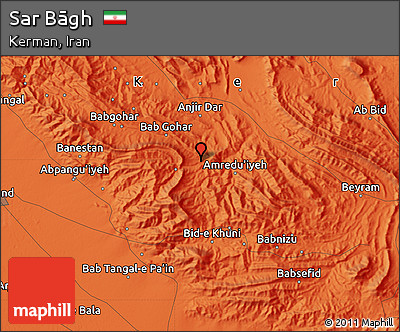 Political Map of Sar Bāgh