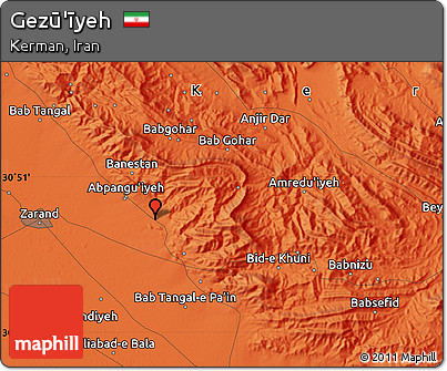 Political Map of Gezū'īyeh