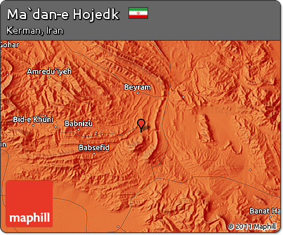 Political Map of Ma`dan-e Hojedk