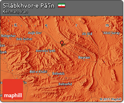 Political Map of Sīlābkhvor-e Pā'īn