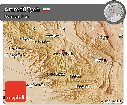 Satellite Map of Amredū'īyeh