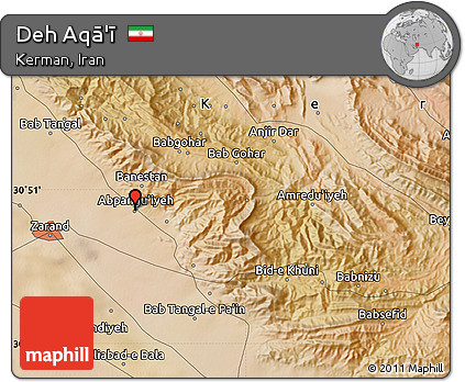Satellite Map of Deh Aqā'ī