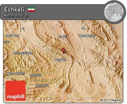 Satellite Map of Eshkelī