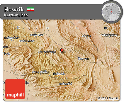 Satellite Map of Howrīk